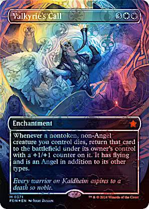 Valkyrie's Call 371/291 (Foundations)  - Borderless Mana Foil | Good Games Morley