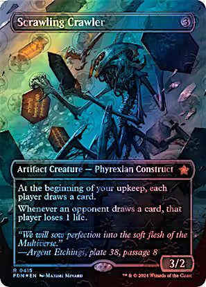 Scrawling Crawler 415/291 (Foundations)  - Borderless Mana Foil | Good Games Morley
