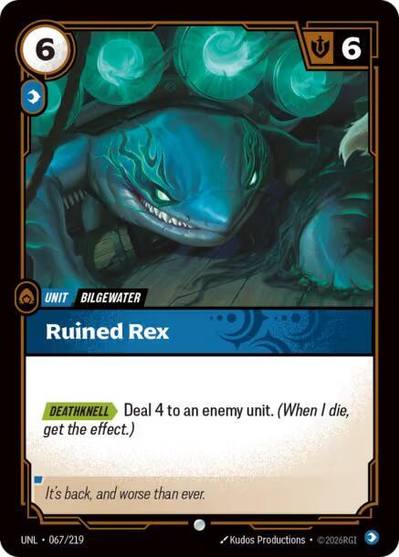 Ruined Rex 067/219 (Unleashed)  - Foil | Good Games Morley