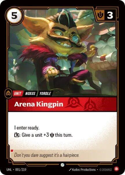 Arena Kingpin 001/219 (Unleashed)  - Foil | Good Games Morley