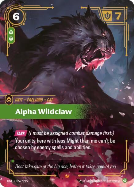 Alpha Wildclaw 057/219 (Unleashed)  - Foil | Good Games Morley