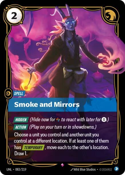 Smoke and Mirrors 083/219 (Unleashed)  - Foil | Good Games Morley