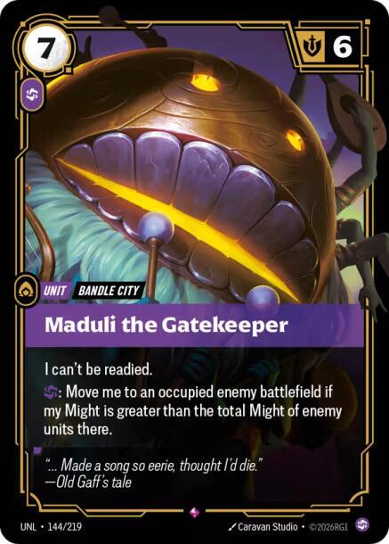 Maduli the Gatekeeper 144/219 (Unleashed)  - Foil | Good Games Morley