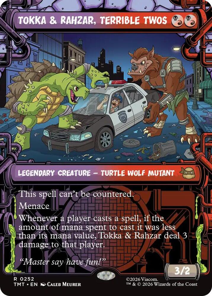 Tokka and Rahzar Terrible Twos Showcase (Dupe) 252 (Teenage Mutant Ninja Turtles)  | Good Games Morley