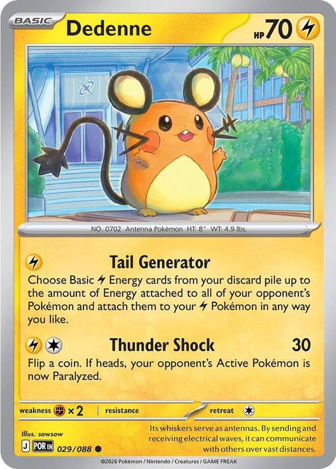 Dedenne 029/088 (ME03: Perfect Order)  | Good Games Morley