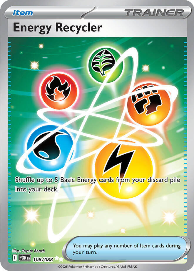 Energy Recycler 108/088 (ME03: Perfect Order)  - Holofoil | Good Games Morley