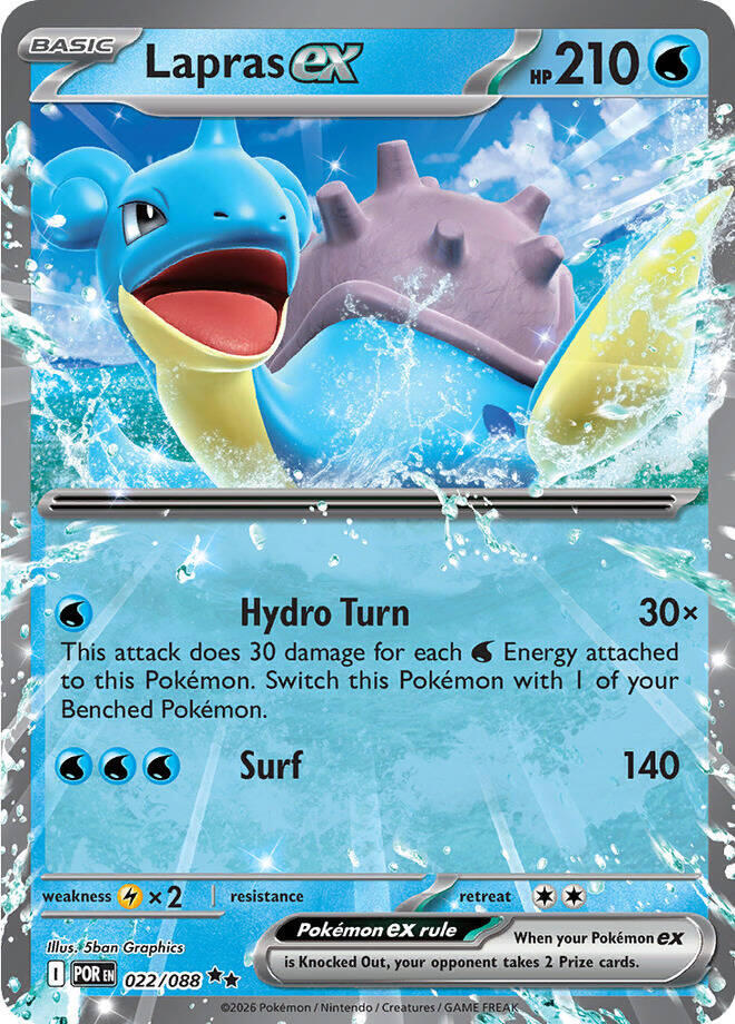 Lapras ex 022/088 (ME03: Perfect Order)  - Holofoil | Good Games Morley