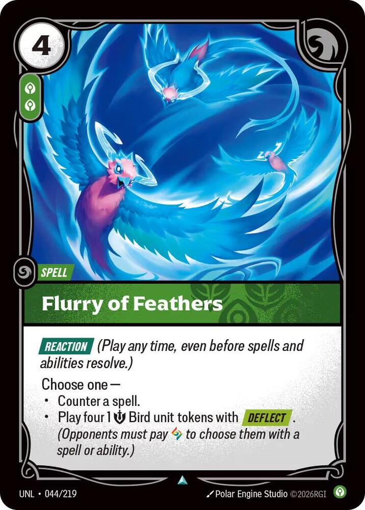 Flurry of Feathers 044/219 (Unleashed)  - Foil | Good Games Morley