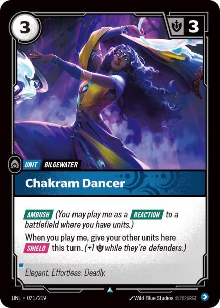 Chakram Dancer 071/219 (Unleashed)  - Foil | Good Games Morley