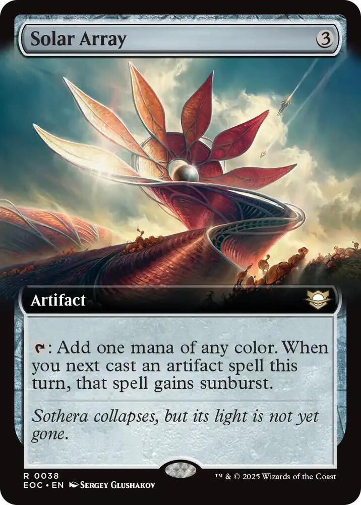 Solar Array Extended Art (Dupe) 38 (Commander: Edge of Eternities)  | Good Games Morley