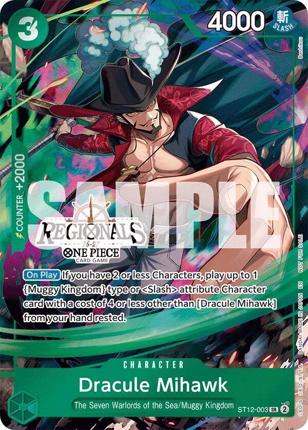 Dracule Mihawk (Regional Participation Pack 2026 Vol.1) ST12-003 (One Piece Promotion Cards)  - Foil | Good Games Morley