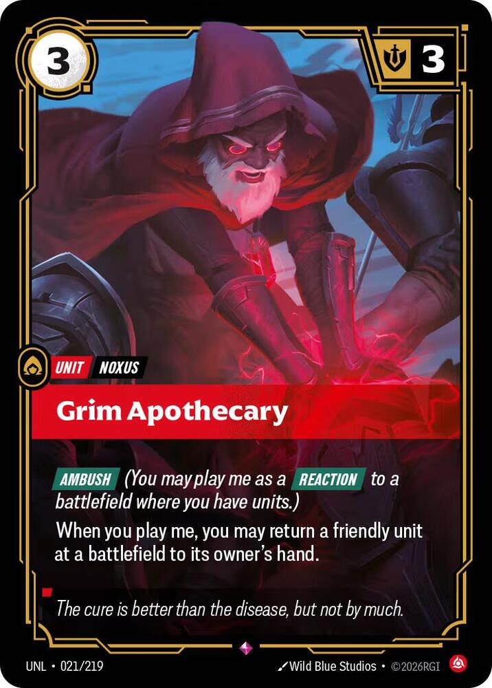 Grim Apothecary 021/219 (Unleashed)  - Foil | Good Games Morley