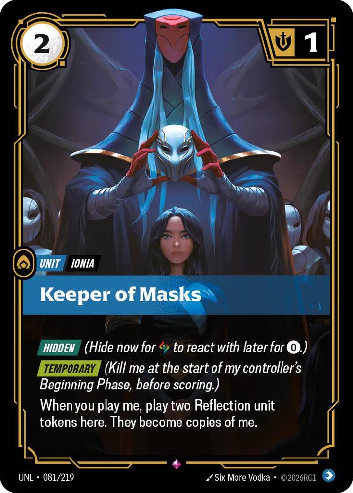 Keeper of Masks 081/219 (Unleashed)  - Foil | Good Games Morley