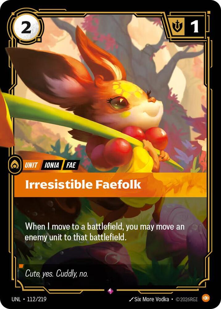 Irresistible Faefolk 112/219 (Unleashed)  - Foil | Good Games Morley