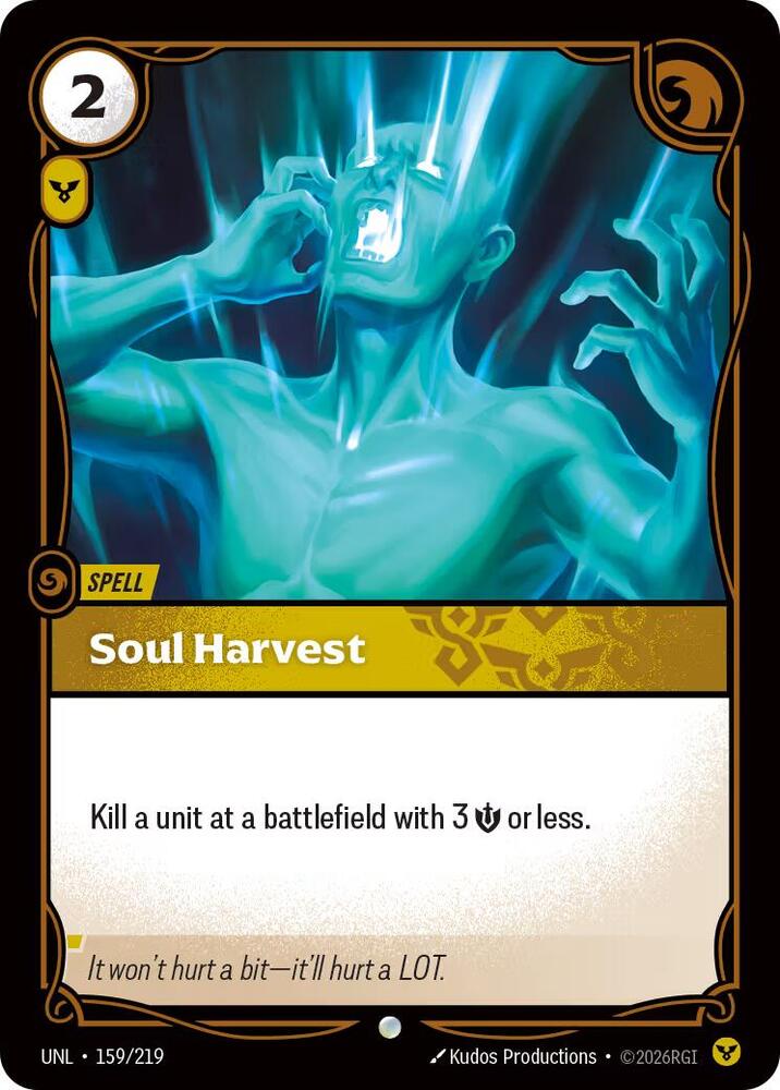 Soul Harvest 159/219 (Unleashed)  - Foil | Good Games Morley