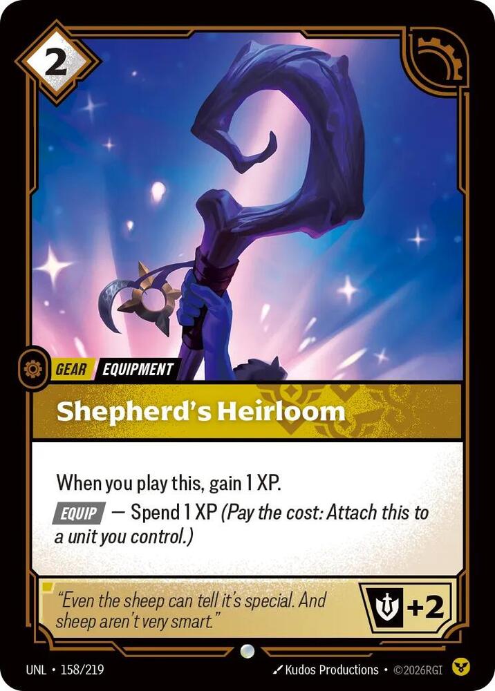 Shepherd's Heirloom 158/219 (Unleashed)  | Good Games Morley