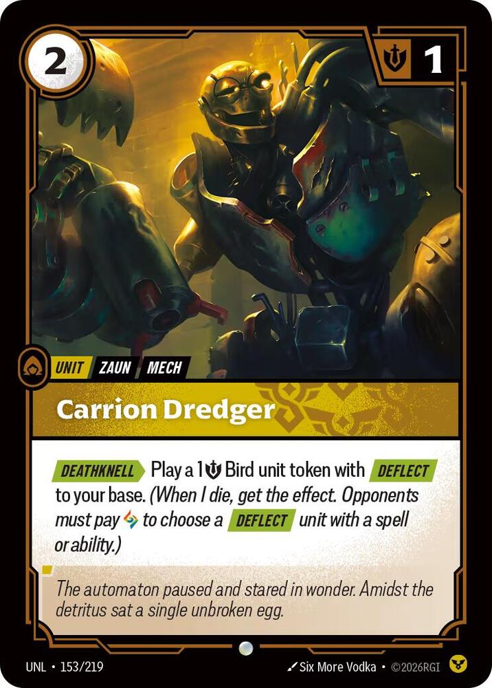 Carrion Dredger 153/219 (Unleashed)  - Foil | Good Games Morley