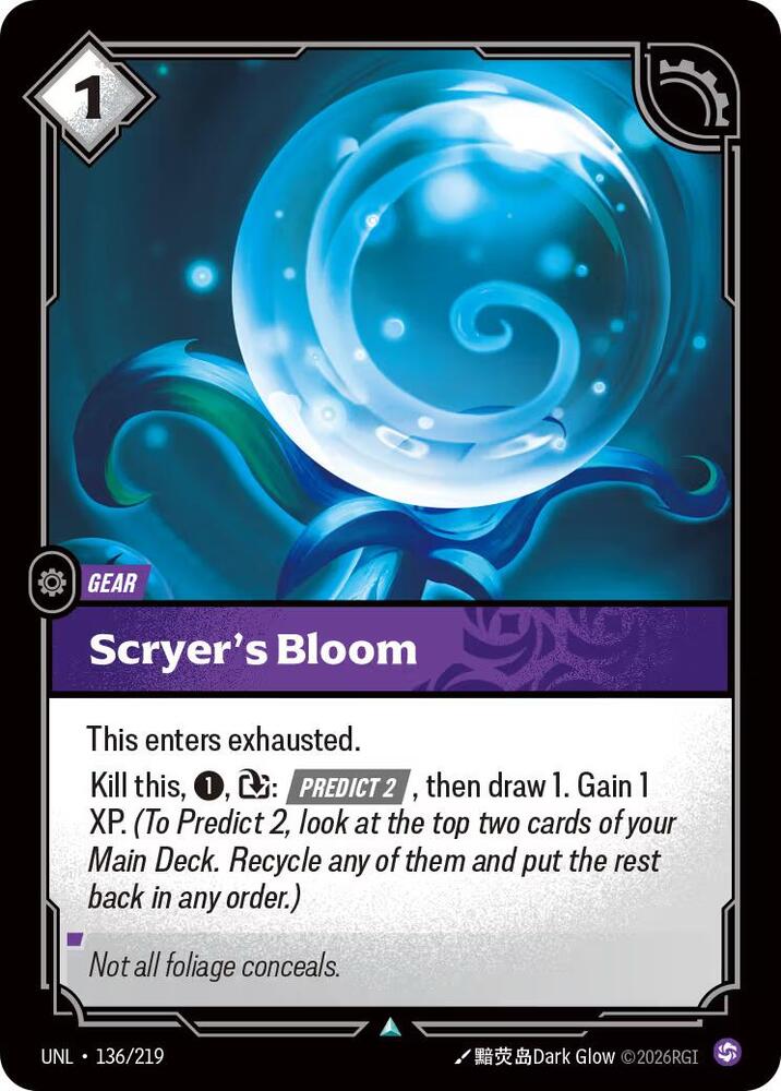 Scryer's Bloom 136/219 (Unleashed)  | Good Games Morley
