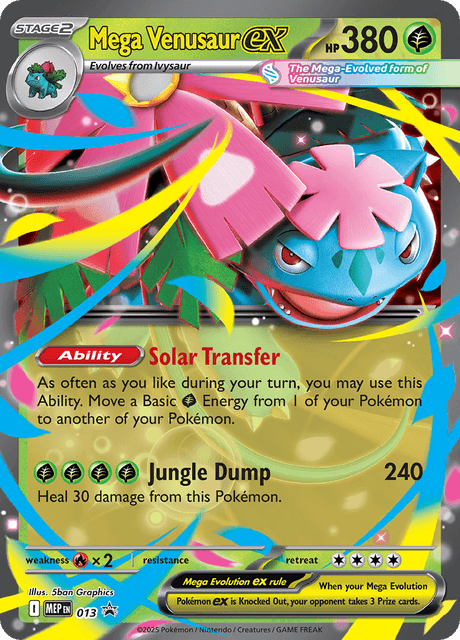 Mega Venusaur ex 013 (ME: Mega Evolution Promo)  - Holofoil | Good Games Morley