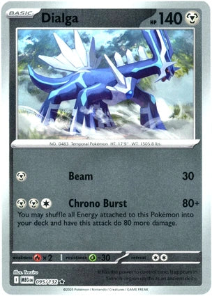 Dialga 095/132 (ME01: Mega Evolution)  - Reverse Holofoil | Good Games Morley