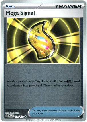 Mega Signal 121/132 (ME01: Mega Evolution)  - Reverse Holofoil | Good Games Morley