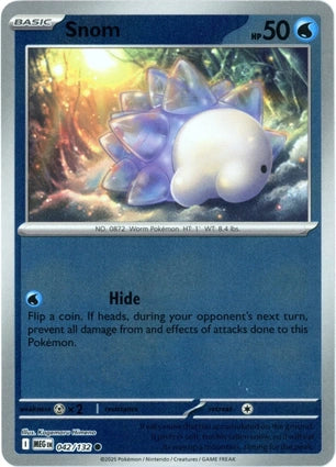 Snom 042/132 (ME01: Mega Evolution)  - Reverse Holofoil | Good Games Morley