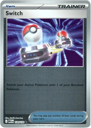 Switch 130/132 (ME01: Mega Evolution)  - Reverse Holofoil | Good Games Morley