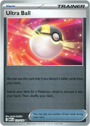 Ultra Ball 131/132 (ME01: Mega Evolution)  - Reverse Holofoil | Good Games Morley