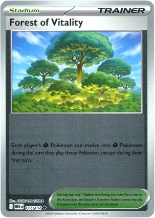 Forest of Vitality 117/132 (ME01: Mega Evolution)  - Reverse Holofoil | Good Games Morley