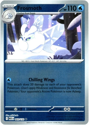 Frosmoth 043/132 (ME01: Mega Evolution)  - Reverse Holofoil | Good Games Morley