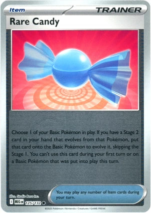 Rare Candy 125/132 (ME01: Mega Evolution)  - Reverse Holofoil | Good Games Morley