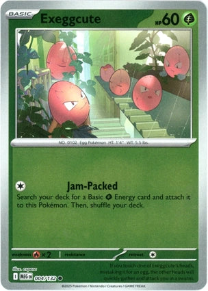 Exeggcute 004/132 (ME01: Mega Evolution)  - Reverse Holofoil | Good Games Morley