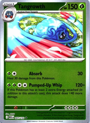 Tangrowth 007/132 (ME01: Mega Evolution)  - Reverse Holofoil | Good Games Morley