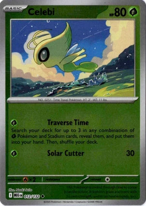 Celebi 012/132 (ME01: Mega Evolution)  - Reverse Holofoil | Good Games Morley