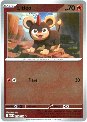 Litleo 023/132 (ME01: Mega Evolution)  - Reverse Holofoil | Good Games Morley