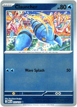 Clauncher 037/132 (ME01: Mega Evolution)  - Reverse Holofoil | Good Games Morley