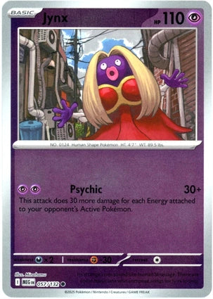 Jynx 057/132 (ME01: Mega Evolution)  - Reverse Holofoil | Good Games Morley