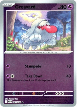 Greavard 065/132 (ME01: Mega Evolution)  - Reverse Holofoil | Good Games Morley