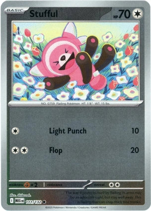 Stufful 111/132 (ME01: Mega Evolution)  - Reverse Holofoil | Good Games Morley