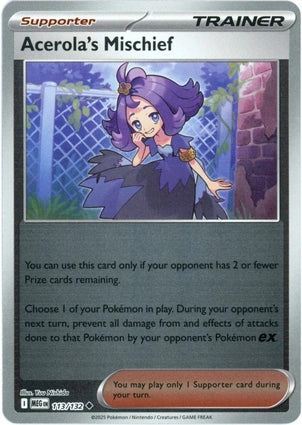 Acerola's Mischief 113/132 (ME01: Mega Evolution)  - Reverse Holofoil | Good Games Morley