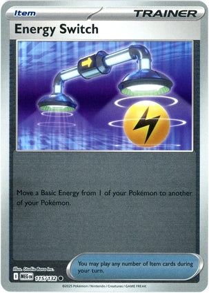 Energy Switch 115/132 (ME01: Mega Evolution)  - Reverse Holofoil | Good Games Morley