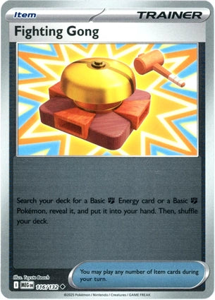 Fighting Gong 116/132 (ME01: Mega Evolution)  - Reverse Holofoil | Good Games Morley