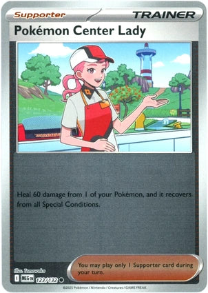 Pokemon Center Lady 123/132 (ME01: Mega Evolution)  - Reverse Holofoil | Good Games Morley