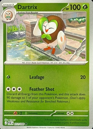 Dartrix 011/088 (ME03: Perfect Order)  - Reverse Holofoil | Good Games Morley