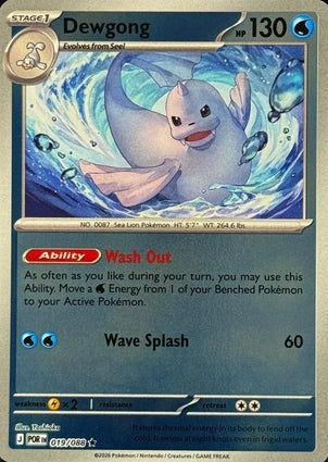 Dewgong 019/088 (ME03: Perfect Order)  - Reverse Holofoil | Good Games Morley