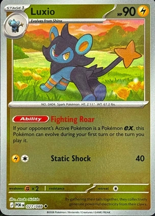 Luxio 027/088 (ME03: Perfect Order)  - Reverse Holofoil | Good Games Morley