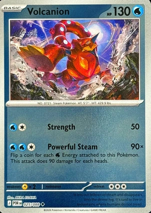 Volcanion 025/088 (ME03: Perfect Order)  - Reverse Holofoil | Good Games Morley