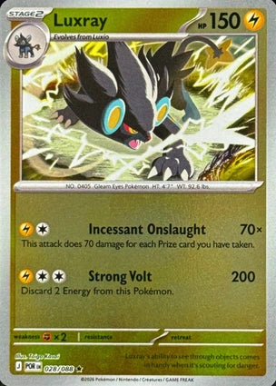 Luxray 028/088 (ME03: Perfect Order)  - Reverse Holofoil | Good Games Morley