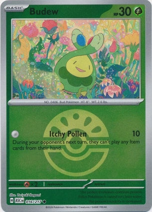 Budew 016/217 (ME: Ascended Heroes)  - Friend Ball Holofoil | Good Games Morley