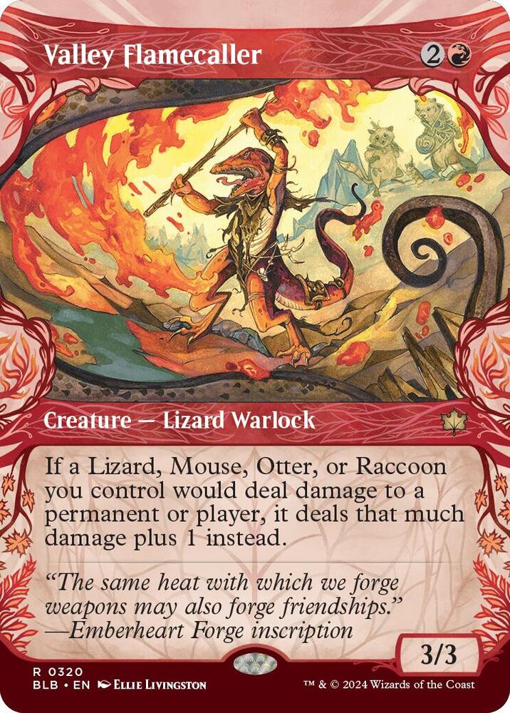 Valley Flamecaller 320 (Bloomburrow)  - Foil | Good Games Morley